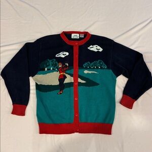 Tabi International Golf Cardigan